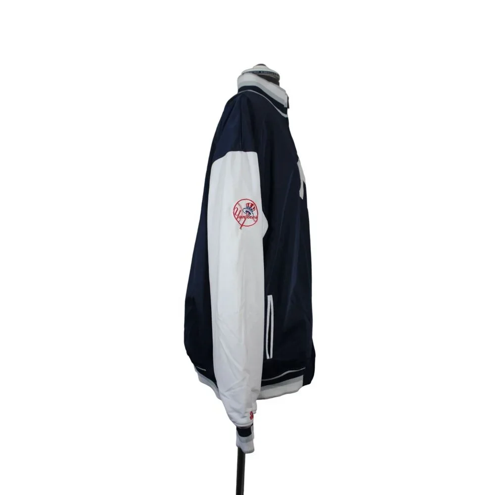 Stitches men's mock‎ neck full zip Yankees MLB baseball track jacket